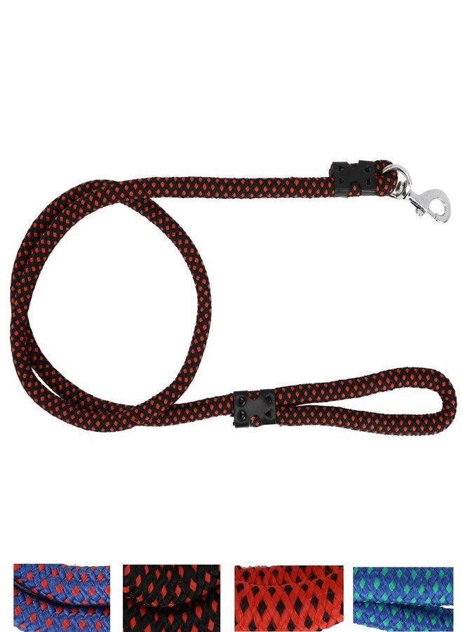 Pet Believe Dog Rope Leash Maroon, Brass Hook - 15 mm - Maroon - Image 5